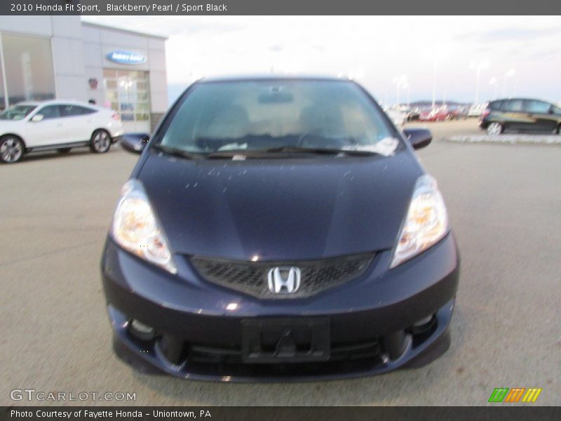 Blackberry Pearl / Sport Black 2010 Honda Fit Sport