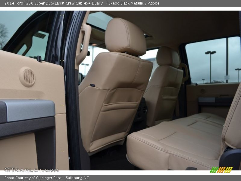 Tuxedo Black Metallic / Adobe 2014 Ford F350 Super Duty Lariat Crew Cab 4x4 Dually
