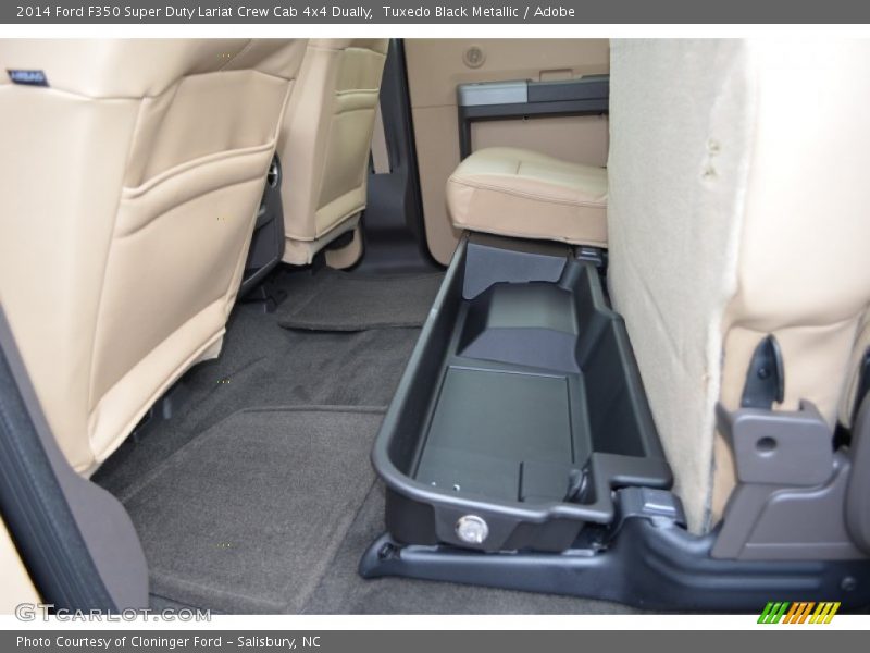 Tuxedo Black Metallic / Adobe 2014 Ford F350 Super Duty Lariat Crew Cab 4x4 Dually