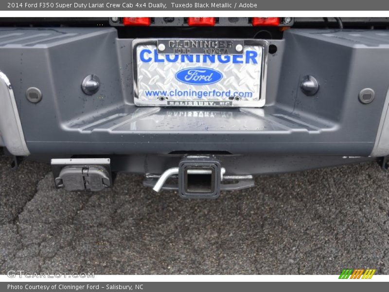 Tuxedo Black Metallic / Adobe 2014 Ford F350 Super Duty Lariat Crew Cab 4x4 Dually