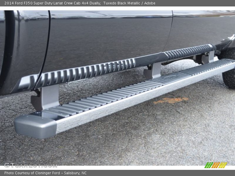Tuxedo Black Metallic / Adobe 2014 Ford F350 Super Duty Lariat Crew Cab 4x4 Dually