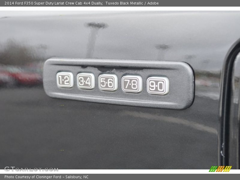 Tuxedo Black Metallic / Adobe 2014 Ford F350 Super Duty Lariat Crew Cab 4x4 Dually