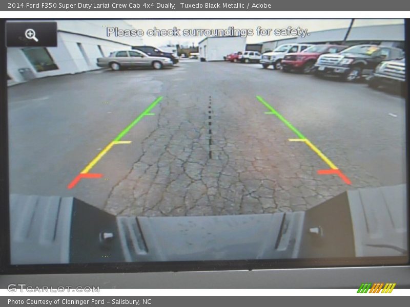 Tuxedo Black Metallic / Adobe 2014 Ford F350 Super Duty Lariat Crew Cab 4x4 Dually