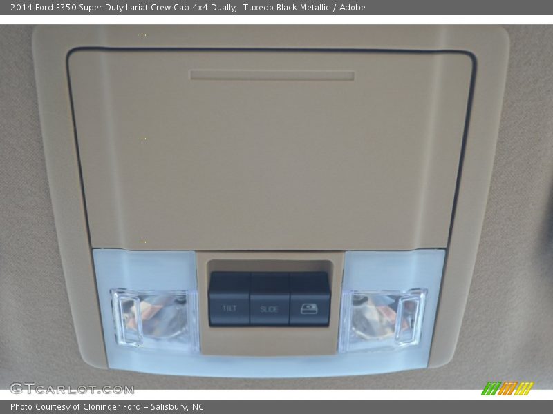Tuxedo Black Metallic / Adobe 2014 Ford F350 Super Duty Lariat Crew Cab 4x4 Dually