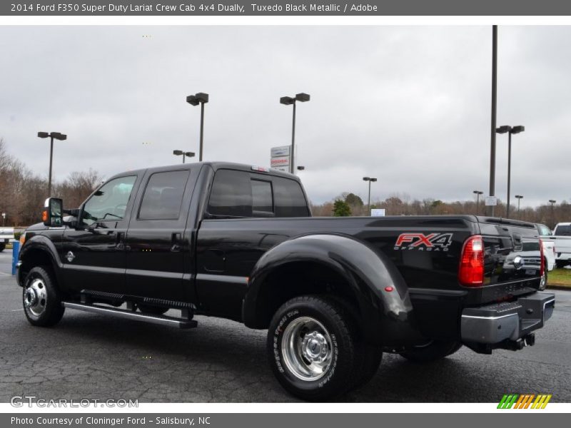 Tuxedo Black Metallic / Adobe 2014 Ford F350 Super Duty Lariat Crew Cab 4x4 Dually