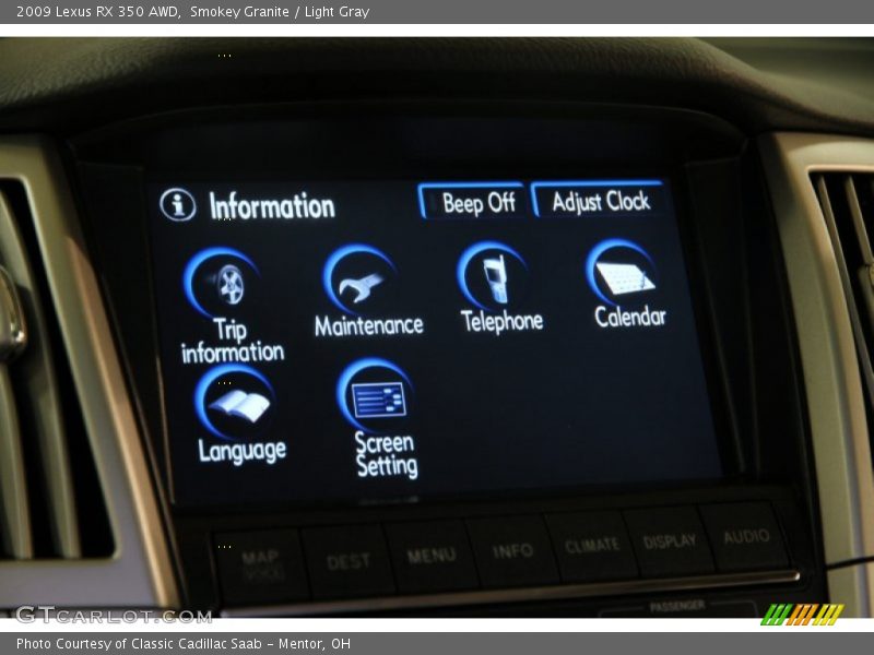 Smokey Granite / Light Gray 2009 Lexus RX 350 AWD