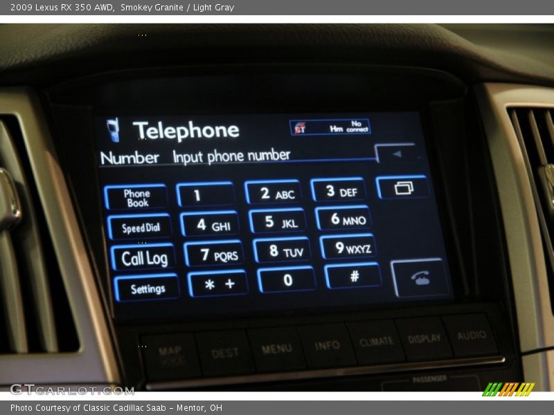 Smokey Granite / Light Gray 2009 Lexus RX 350 AWD