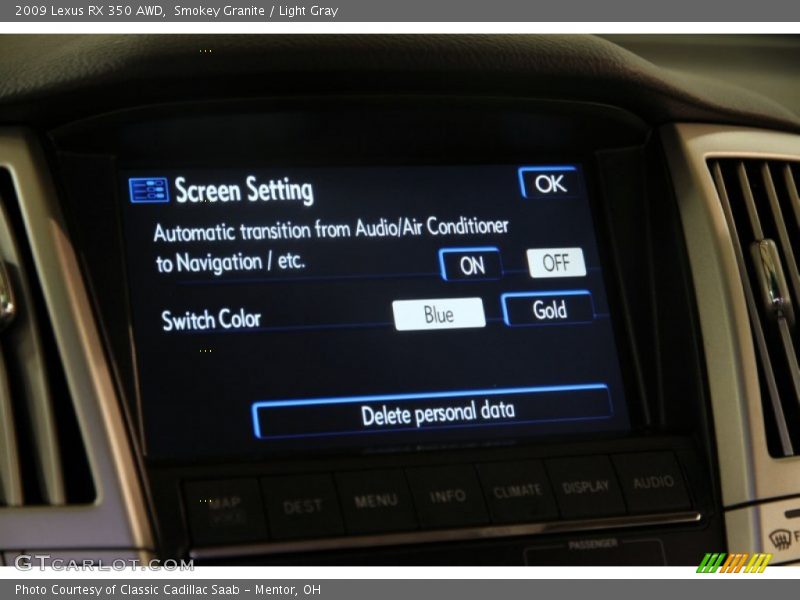 Smokey Granite / Light Gray 2009 Lexus RX 350 AWD