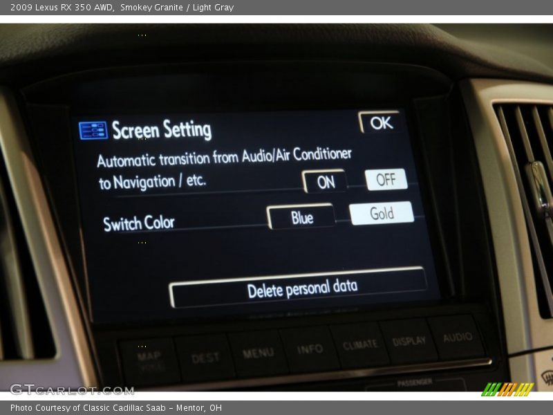 Smokey Granite / Light Gray 2009 Lexus RX 350 AWD