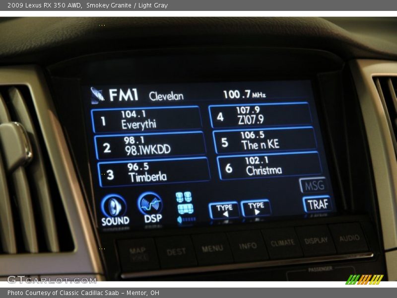 Smokey Granite / Light Gray 2009 Lexus RX 350 AWD