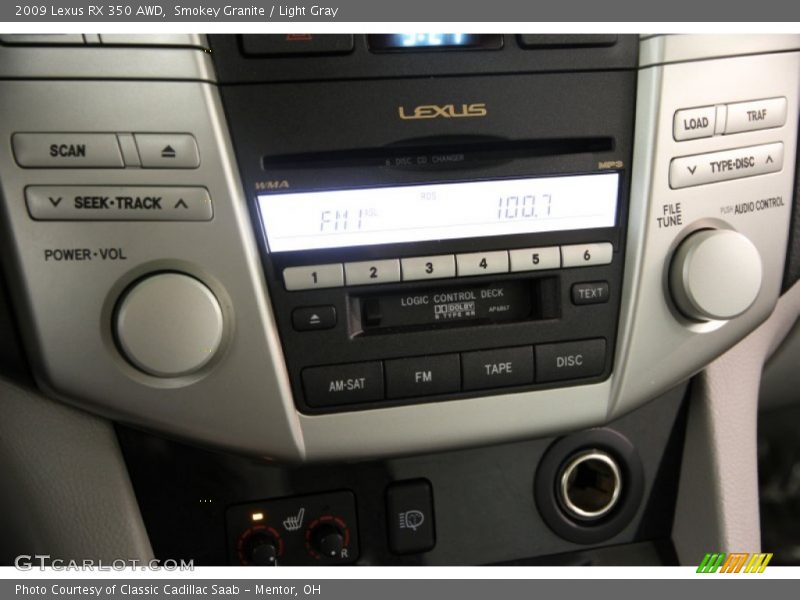 Smokey Granite / Light Gray 2009 Lexus RX 350 AWD