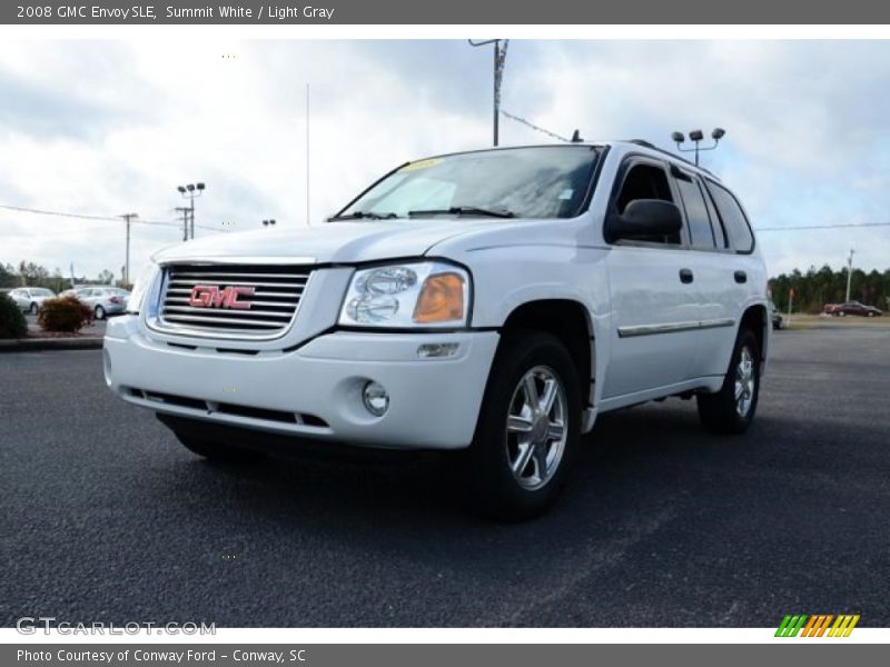 Summit White / Light Gray 2008 GMC Envoy SLE
