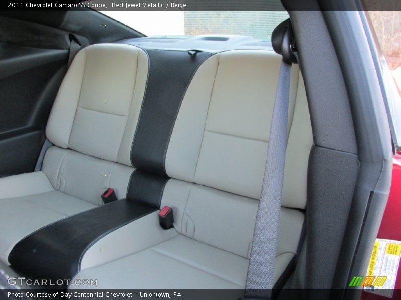 Red Jewel Metallic / Beige 2011 Chevrolet Camaro SS Coupe