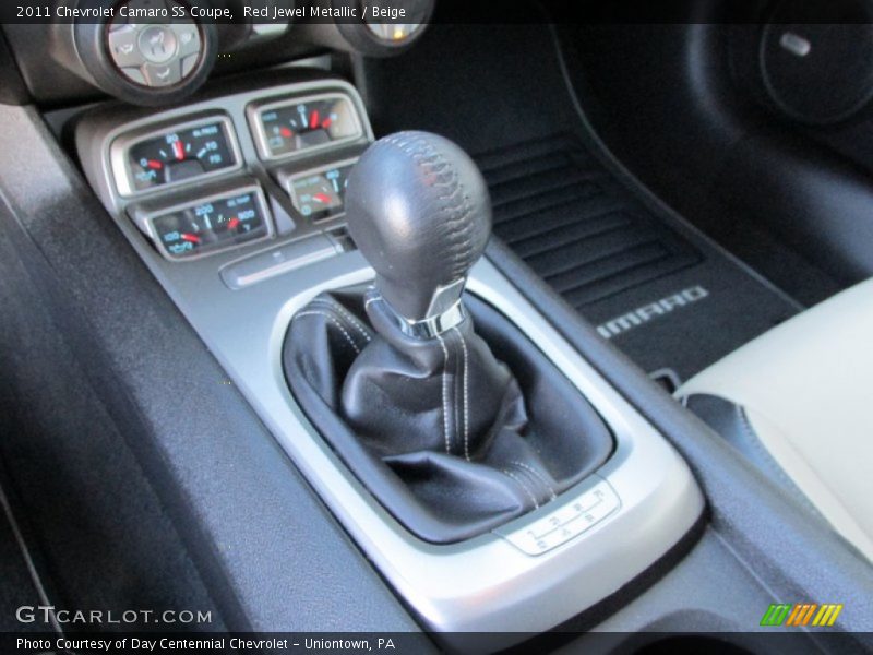 Red Jewel Metallic / Beige 2011 Chevrolet Camaro SS Coupe