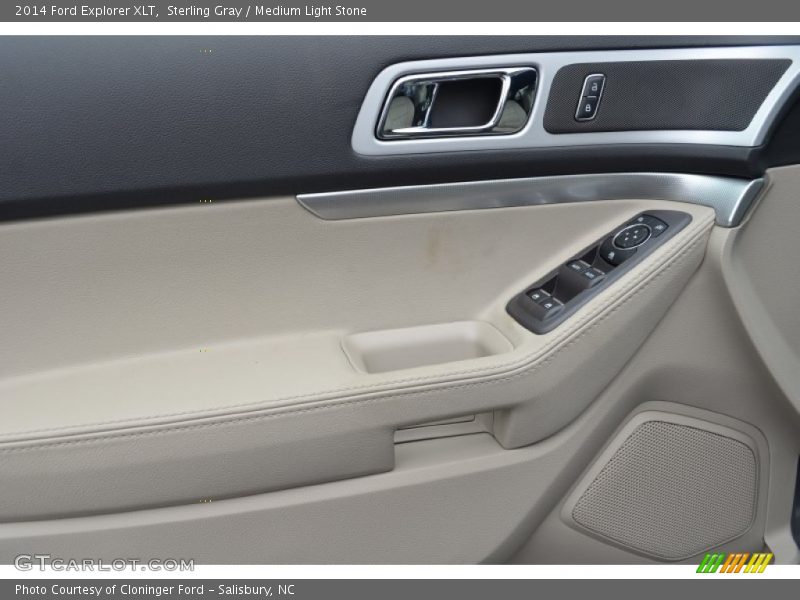 Sterling Gray / Medium Light Stone 2014 Ford Explorer XLT