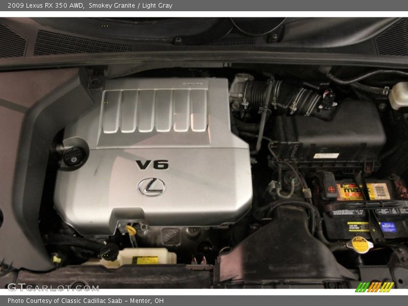 Smokey Granite / Light Gray 2009 Lexus RX 350 AWD