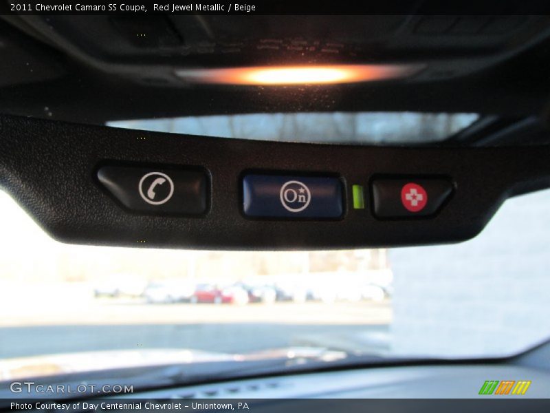 Red Jewel Metallic / Beige 2011 Chevrolet Camaro SS Coupe