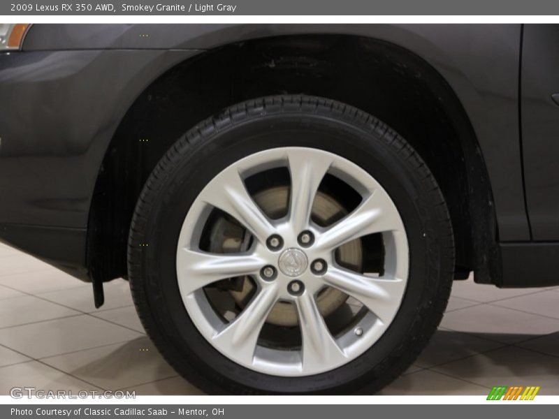 Smokey Granite / Light Gray 2009 Lexus RX 350 AWD