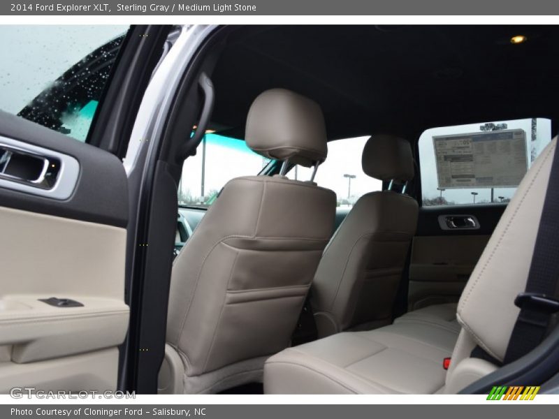 Sterling Gray / Medium Light Stone 2014 Ford Explorer XLT