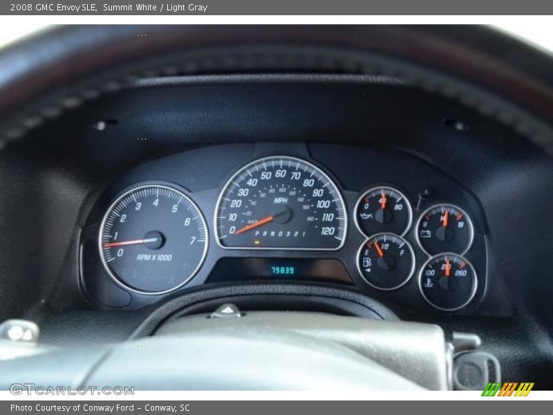 Summit White / Light Gray 2008 GMC Envoy SLE