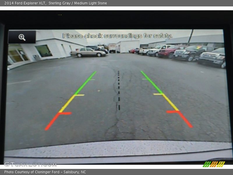 Sterling Gray / Medium Light Stone 2014 Ford Explorer XLT