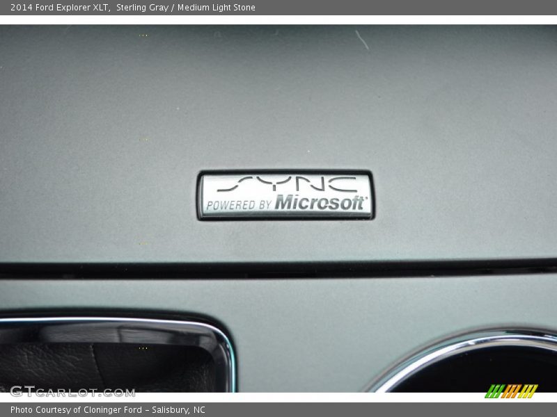 Sterling Gray / Medium Light Stone 2014 Ford Explorer XLT