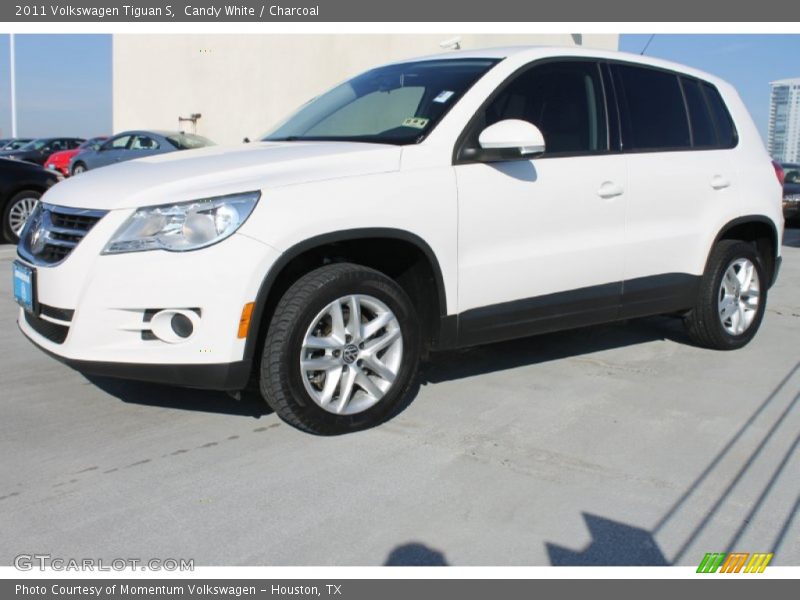Candy White / Charcoal 2011 Volkswagen Tiguan S