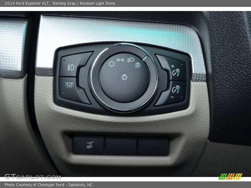 Sterling Gray / Medium Light Stone 2014 Ford Explorer XLT