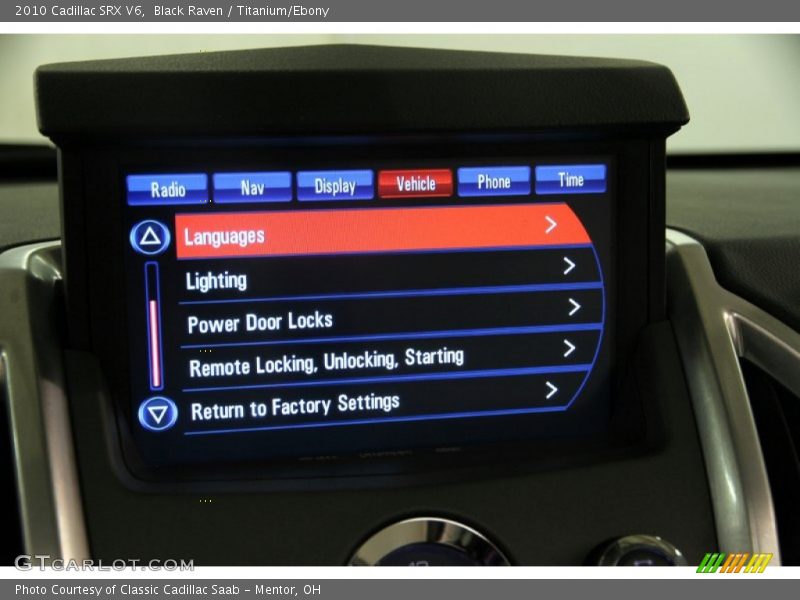 Black Raven / Titanium/Ebony 2010 Cadillac SRX V6