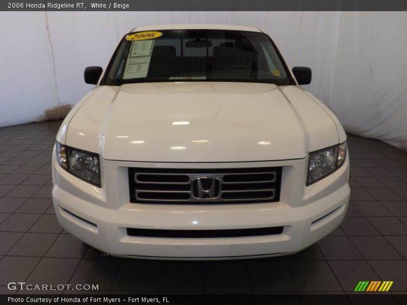 White / Beige 2006 Honda Ridgeline RT