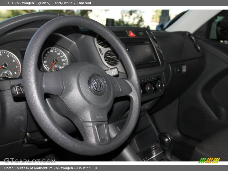 Candy White / Charcoal 2011 Volkswagen Tiguan S