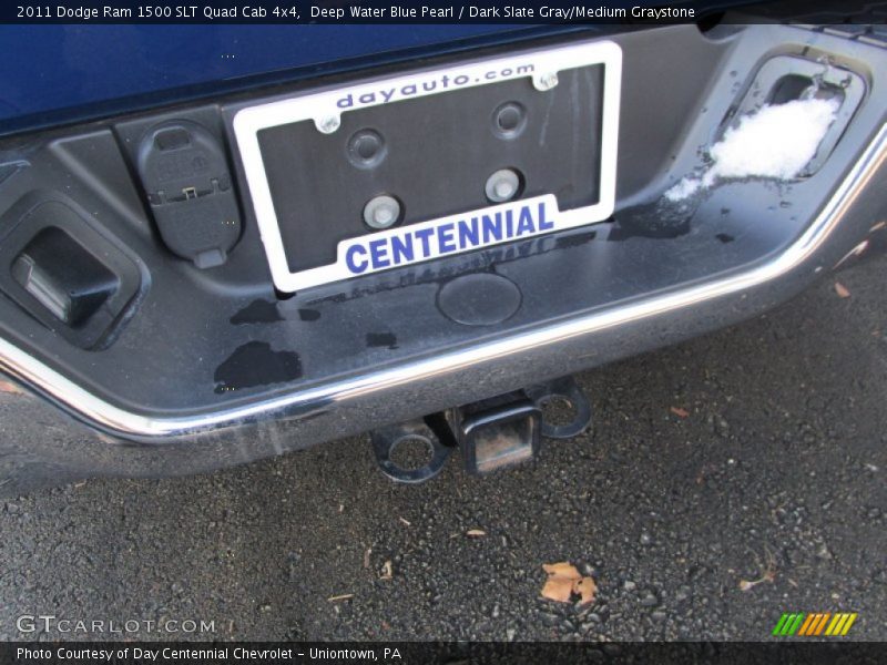 Deep Water Blue Pearl / Dark Slate Gray/Medium Graystone 2011 Dodge Ram 1500 SLT Quad Cab 4x4
