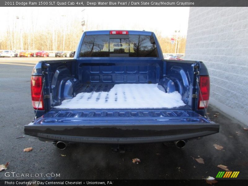 Deep Water Blue Pearl / Dark Slate Gray/Medium Graystone 2011 Dodge Ram 1500 SLT Quad Cab 4x4