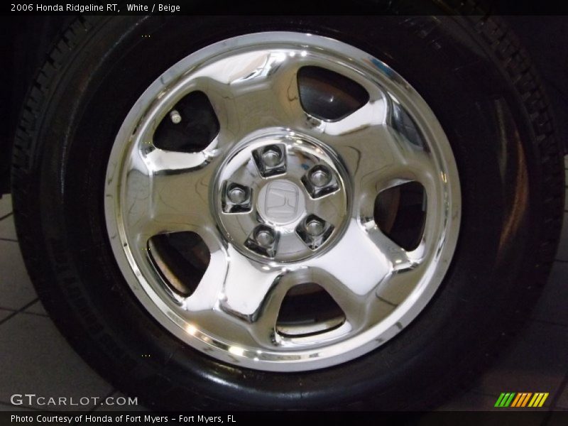 White / Beige 2006 Honda Ridgeline RT