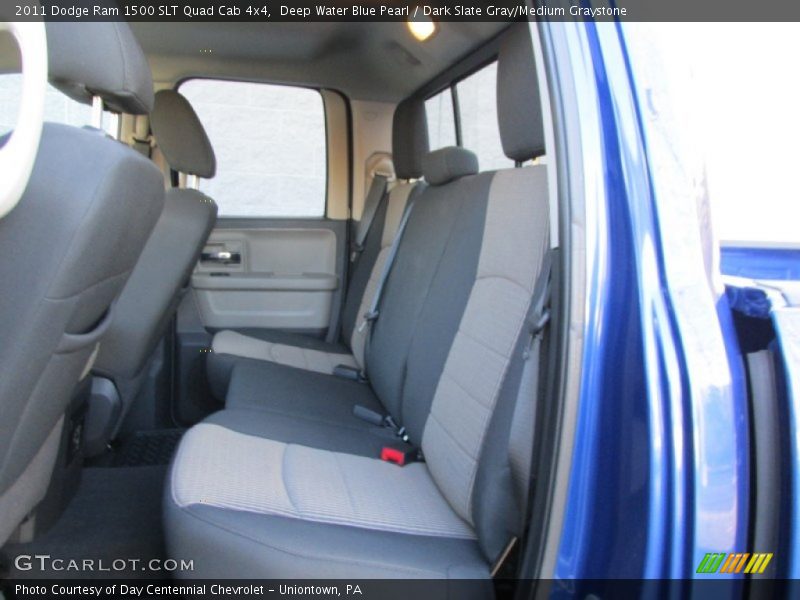 Deep Water Blue Pearl / Dark Slate Gray/Medium Graystone 2011 Dodge Ram 1500 SLT Quad Cab 4x4