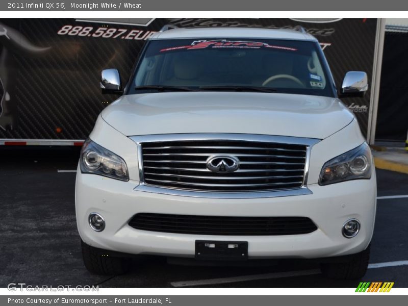 Moonlight White / Wheat 2011 Infiniti QX 56