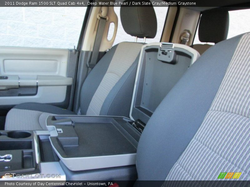 Deep Water Blue Pearl / Dark Slate Gray/Medium Graystone 2011 Dodge Ram 1500 SLT Quad Cab 4x4