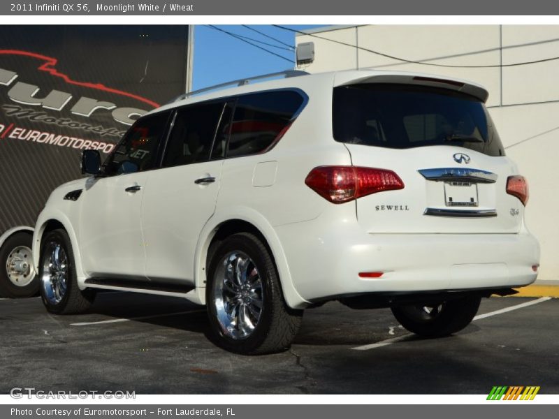 Moonlight White / Wheat 2011 Infiniti QX 56