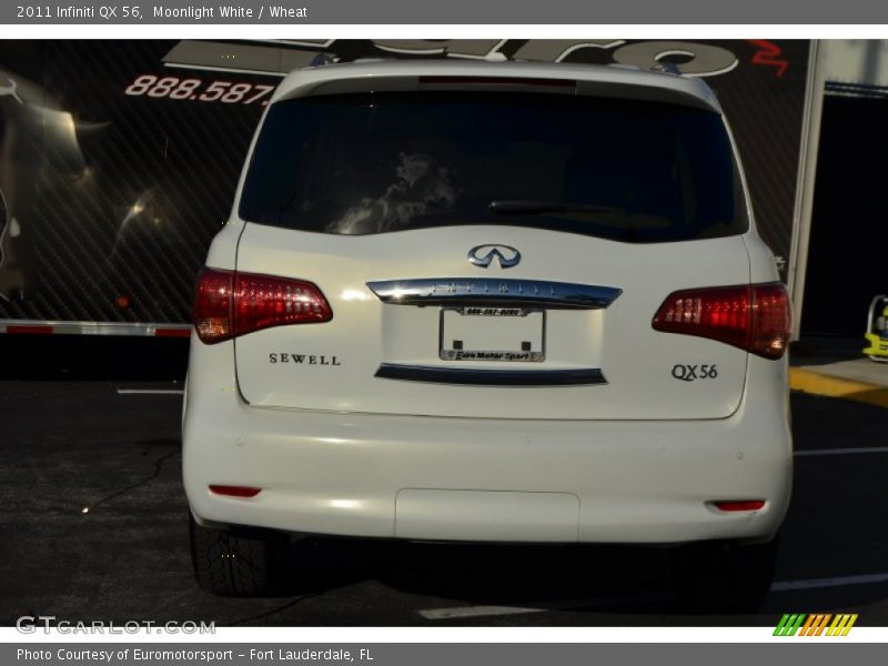 Moonlight White / Wheat 2011 Infiniti QX 56
