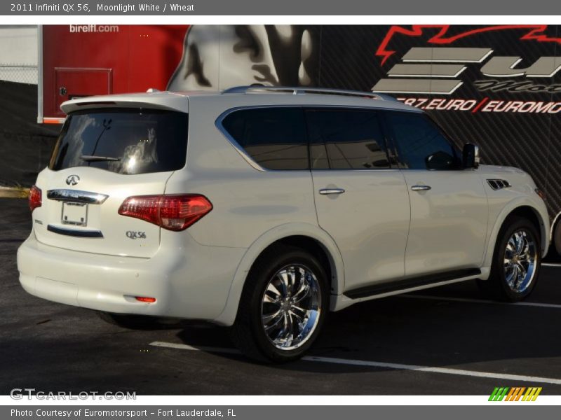 Moonlight White / Wheat 2011 Infiniti QX 56
