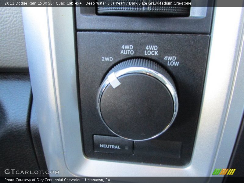 Deep Water Blue Pearl / Dark Slate Gray/Medium Graystone 2011 Dodge Ram 1500 SLT Quad Cab 4x4