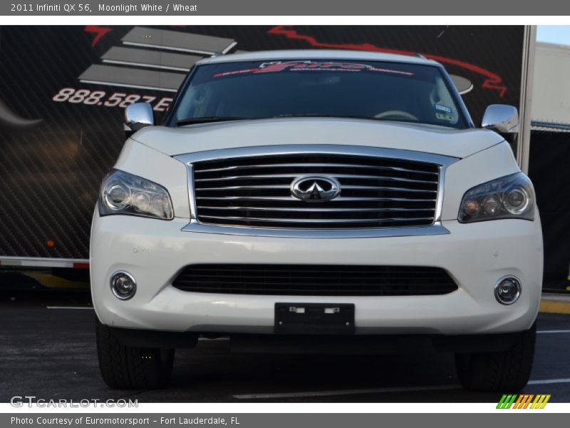 Moonlight White / Wheat 2011 Infiniti QX 56