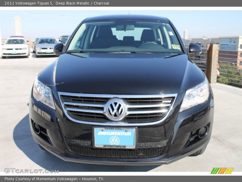 Deep Black Metallic / Charcoal 2011 Volkswagen Tiguan S