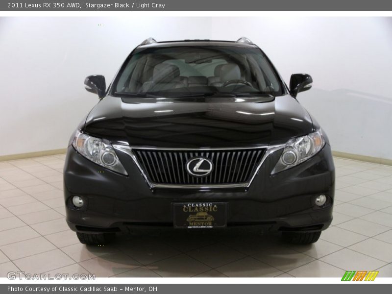 Stargazer Black / Light Gray 2011 Lexus RX 350 AWD
