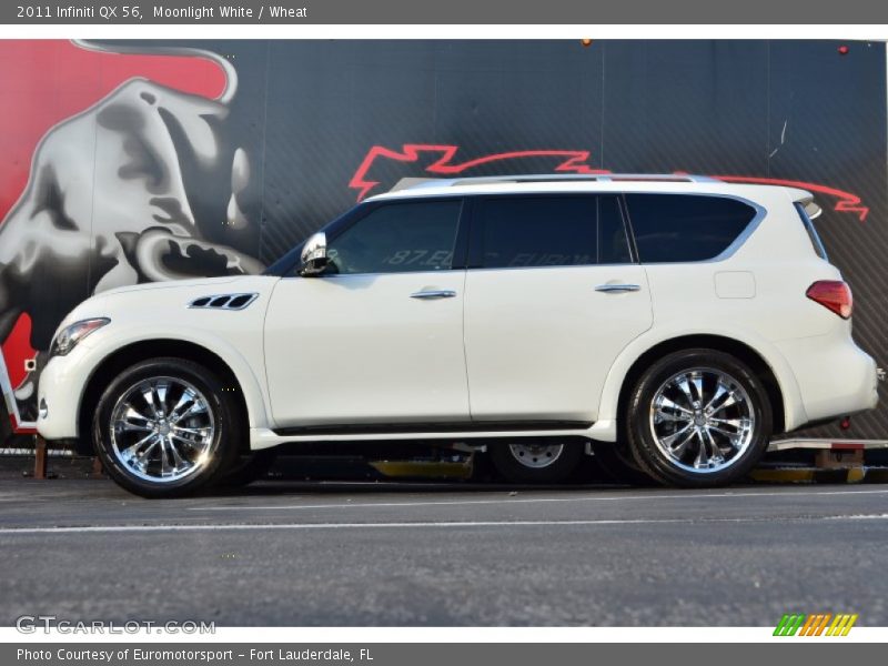 Moonlight White / Wheat 2011 Infiniti QX 56