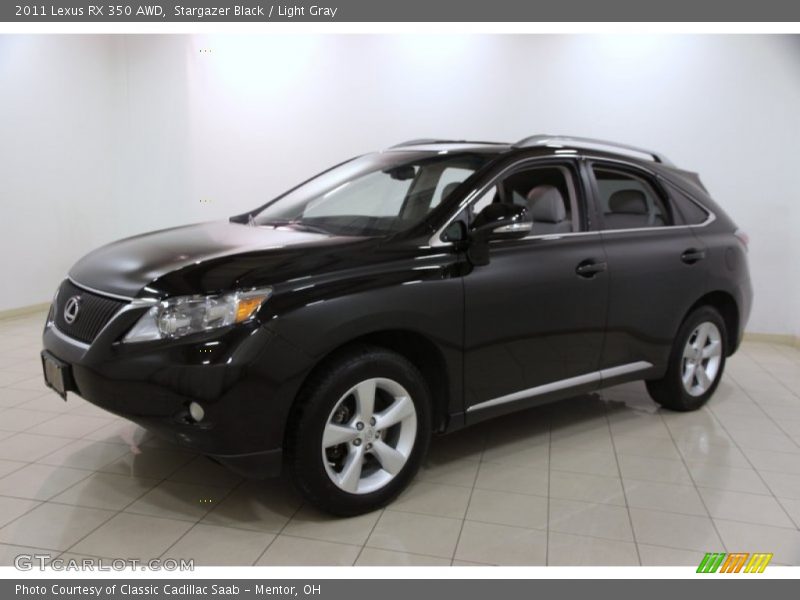 Stargazer Black / Light Gray 2011 Lexus RX 350 AWD