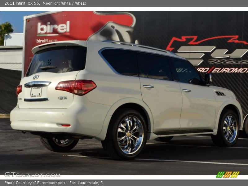 Moonlight White / Wheat 2011 Infiniti QX 56