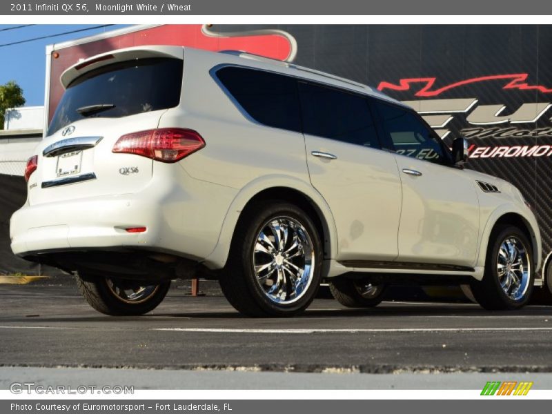 Moonlight White / Wheat 2011 Infiniti QX 56