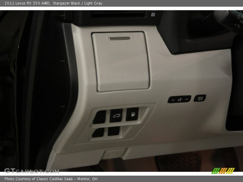 Stargazer Black / Light Gray 2011 Lexus RX 350 AWD