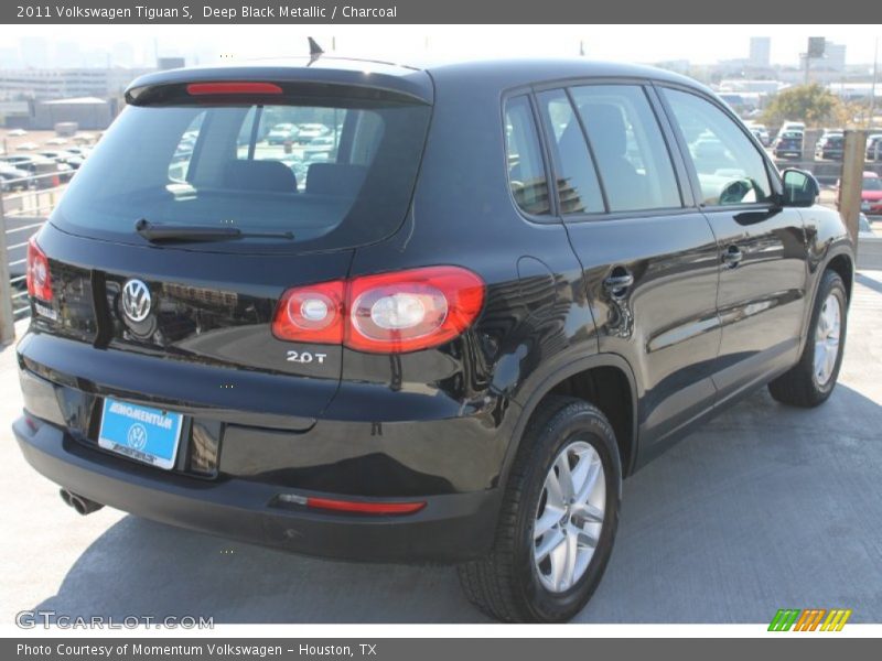 Deep Black Metallic / Charcoal 2011 Volkswagen Tiguan S